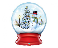 #BFK Balon foliowy 36" QL SHP "Śnieżna kula z bałwanem" KK