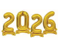 #BFC Balony foliowe B&C Cyfry stojące - zestaw 2026