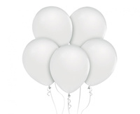 #BL Balony Beauty&Charm, metaliki białe 12 cali/ 10 szt.