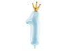 Balony z konfetti - kółka, 30cm, srebrny (1 op. / 6 szt.)