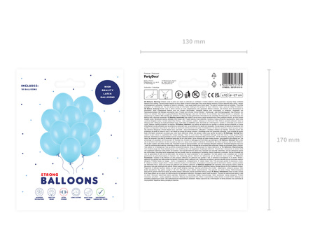 Balony Strong 27cm, Metallic Maroon (1 op. / 50 szt.)