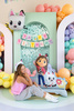 Stojący balon foliowy Koci Domek Gabi, 92x90.5 cm, mix