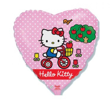 #BFK Balon foliowy 18" FX - "Hello Kitty na rowerku", niepakowany