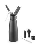 Syfon do bitej śmietany  Kitchen Line, 0,5L, czarny, ⌀80x(H)260mm HENDI