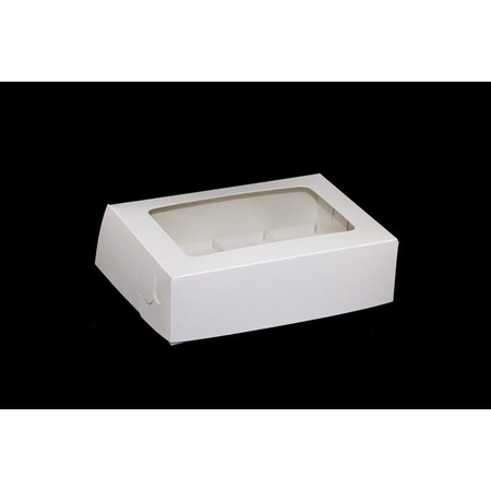 Pudełko na eklery 21x15x6 cm BIAŁE