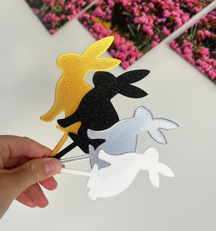 Personalizowany topper ŚLUBNY WESELNY WZ.II NAZWISKO + KOLOR