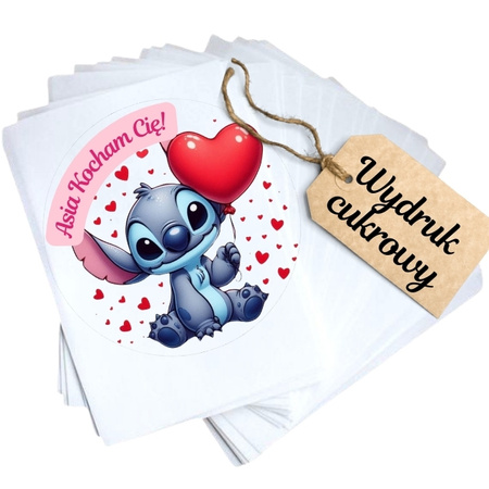 Opłatek na tort LILO I STICH WZ. VII