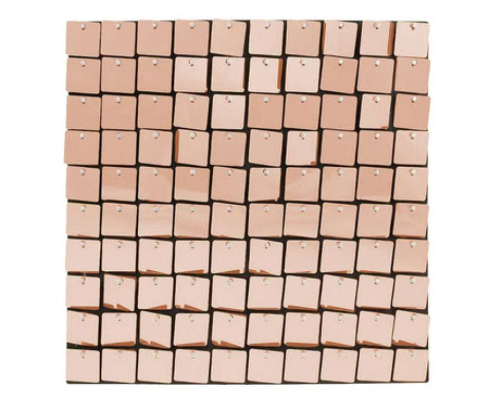 #DEI Panel dekoracyjny szampański, czarne tło, 30x30 cm/ 100 kwadratów KK