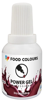 Barwnik w żelu BORDOWY 20g PowerGel Food Colours