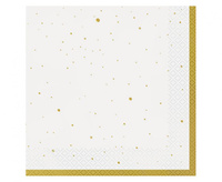 #ZSE_GD Serwetki Celebrate (złote), certyfikat FSC, 33x33 cm/ 20 szt.