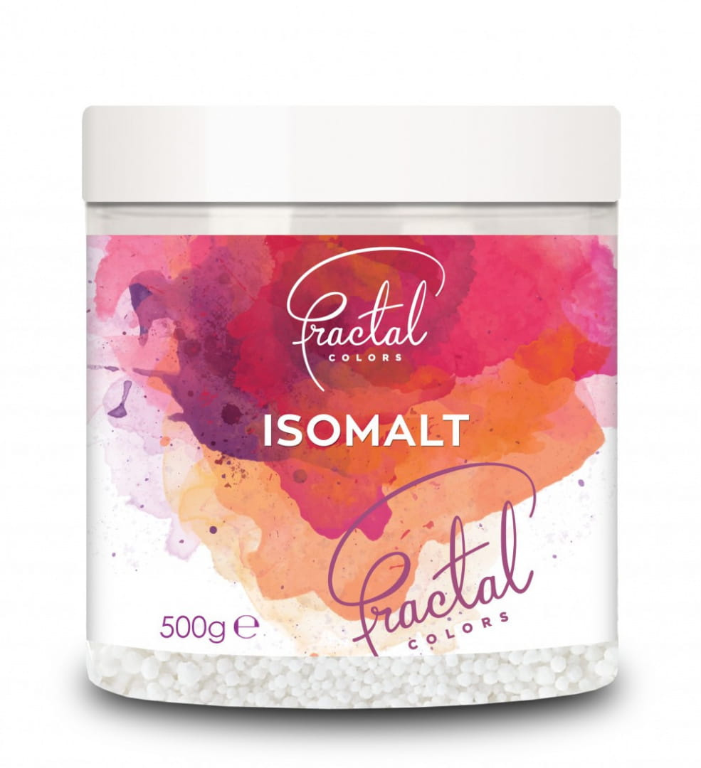 Izomalt 500 g Fractal Colors w opakowaniu – profesjonalny isomalt do dekoracji cukierniczych