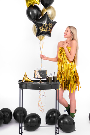 Balon okrągły Glossy 60cm, srebrny