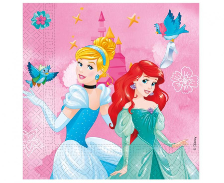 #ZSE Serwetki papierowe Princess Live Your Story, 33x33 cm, 20 szt. (papier FSC)