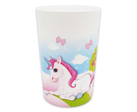 #ZKU Kubeczki plastikowe wielorazowe "Unicorn" 230ml, 2 szt. KK