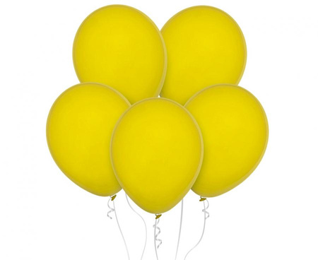 #BL Balony Decomex 11", pastel Yellow, 100 szt.