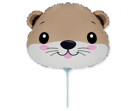 #BFK Balon foliowy 14" FX - Wydra (głowa), niepakowany
