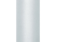 Tiul gładki, szary, 0,30 x 9m
