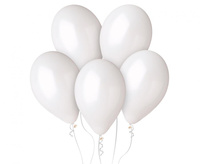 #BL Balony GM120 metal 13" - perłowo-biały 29 / 50 szt.