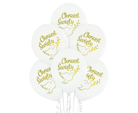 #BL Balony D11 Chrzest Święty PA 002 1C2S, 6 szt.