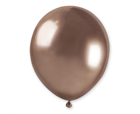 #BL Balony AB50 shiny 5" - różowo-złote/ 100 szt.