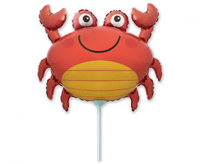 #BFK Balon foliowy 14" FX - Krab, niepakowany