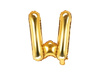 Balon foliowy Litera ''W'', 35cm, złoty