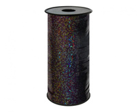 #PAK Tasiemka/wstążka holograficzna czarna, 100y (92 m) KK
