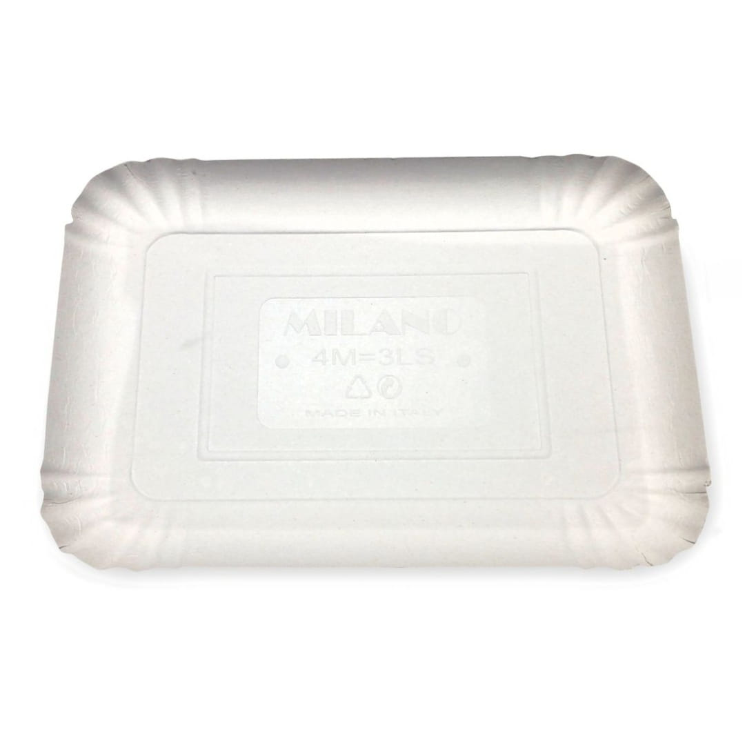 Biała tacka pod ciasto 34 x 24 cm – prostokątny podkład pod wypieki