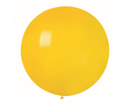 #BL Balon G220 pastel kula 0.75m - żółta 02