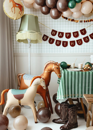 Balon foliowy pastylka Oh Baby, 35x35 cm, mix