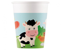 #ZKU Kubeczki papierowe (WM) Farm, 200 ml, 8 szt. (SUP label) KK