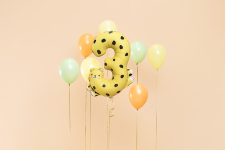 Balon foliowy Zając, 67x88 cm, mix