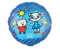 #BFK Balon foliowy Kicia Kocia i Nunuś, 18 cali
