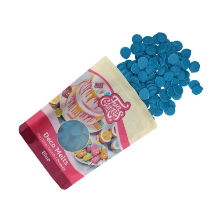 Deco Melts Pastylki Czekoladowe NIEBIESKIE 250g Fun Cakes