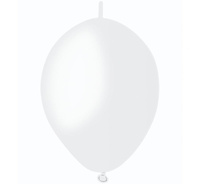 #BL Balony GL6 pastel "Do girland" - białe 01/ 100 szt.