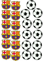 Opłatek na tort FC BARCELONA WZ.IX