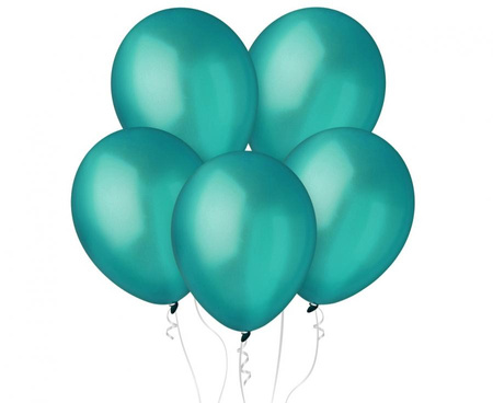 #BL Balony Decomex 11", metallic Emerald Green, 100 szt.