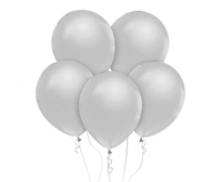 #BL Balony Beauty&Charm, metaliki srebrne 12"/ 50 szt.