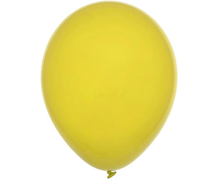 #BL Balony Decomex 9", pastel Yellow, 100 szt.