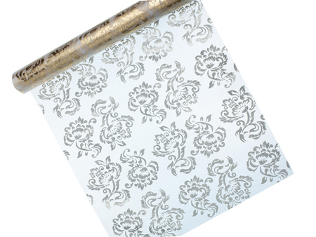 Organza Gładka, j. kremowy, 0,36 x 9m (1 szt. / 9 mb.)