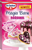 Podypska do dekoracji MAGIA BARW RÓŻOWA 70g Dr.Oetker