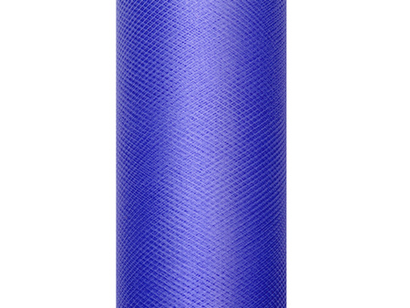Tiul gładki, biały, 0,3 x 9m (1 szt. / 9 mb.)