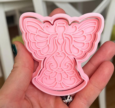 Zestaw 2 szt. foremek do tworzenia dekoracji ANIOŁ WZ. I KicCake