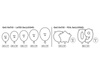 Balony Eco 30cm pastelowe, zielony (1 op. / 100 szt.)