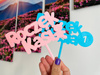 Personalizowany topper na ROCZEK Z MISIEM WZ.I + IMIE DZIECKA