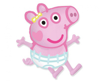 #BFK Balon foliowy 24" FX - Peppa Pig: Evie, niepakowany