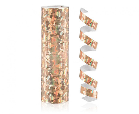 #DEI Serpentyny holograficzne różowo-złote/ 24 szt.