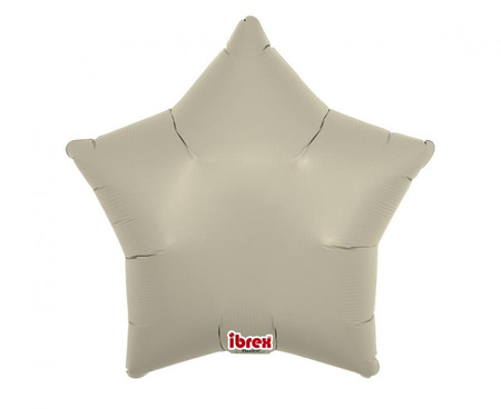 #BFK Balon Ibrex Hel, gwiazda 15", Sand Gray, 5 szt.