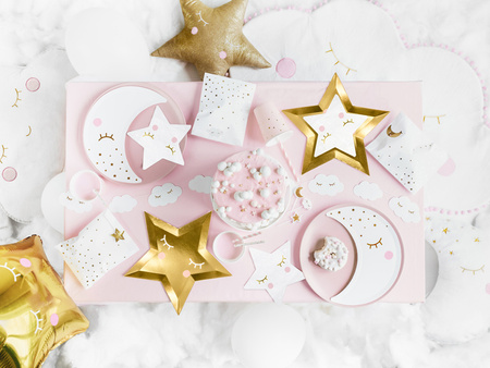 Baner Lovely Swan, złoty, 64x21,3cm
