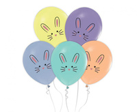 #BL Balony Króliczki, 12"/ 5 szt.
